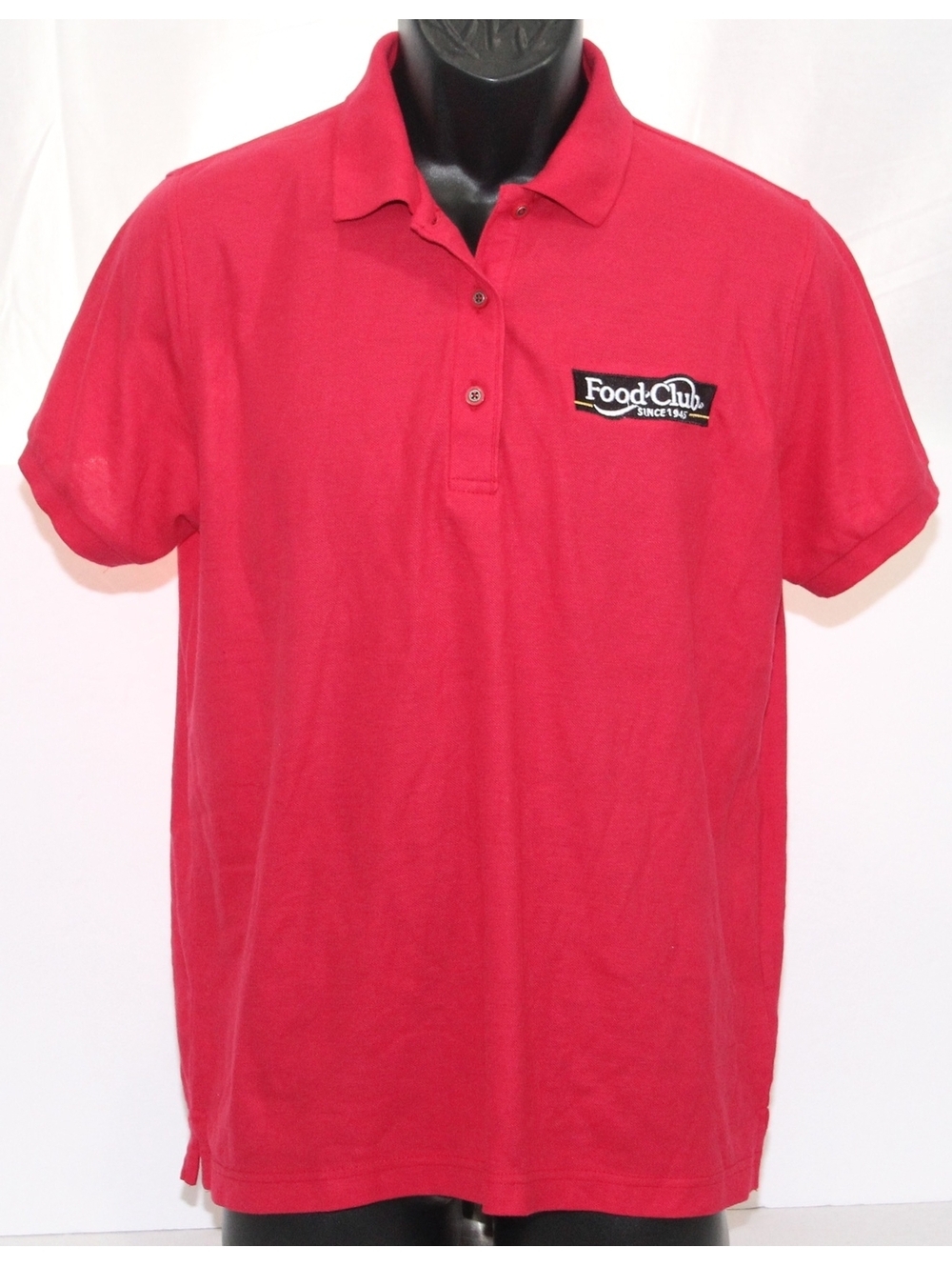 Food Club Employee Uniform Top Port Authority Ladies Red Polo Shirt Womens Large